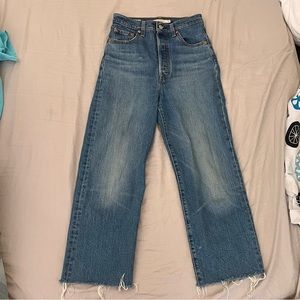 Levi’s rib cage straight jeans